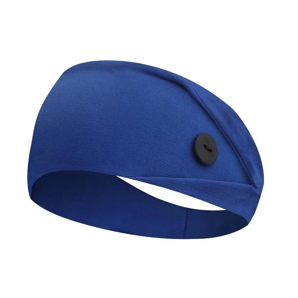 Nurses Mask Buttons Headband Elastic Sweatband Adult Unisex 4-Pack